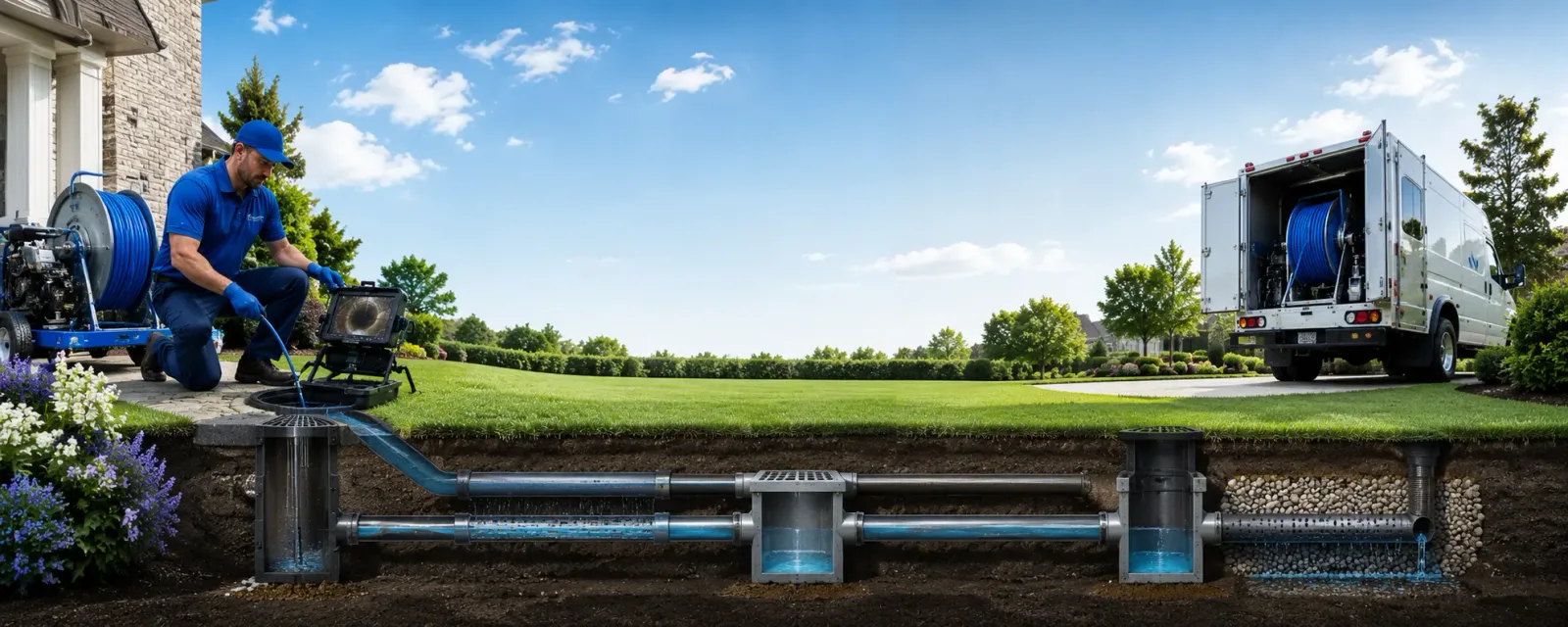 Outdoor drain cleaning information for Rantoul, KS
